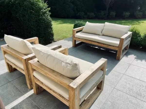 Beige Buitenkussens op maat